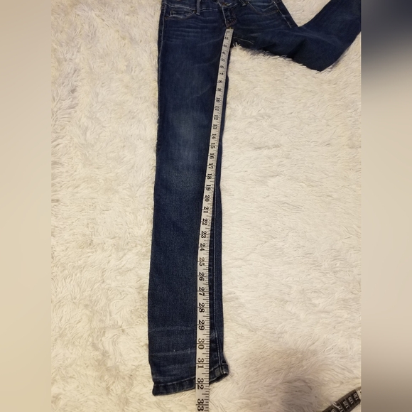 Mother The Looker Jeans Moontide 24 Blue Denim Medium Wash Mid Rise - Picture 6 of 15